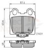LEXUS 446630161 Brake Pad Set, disc brake